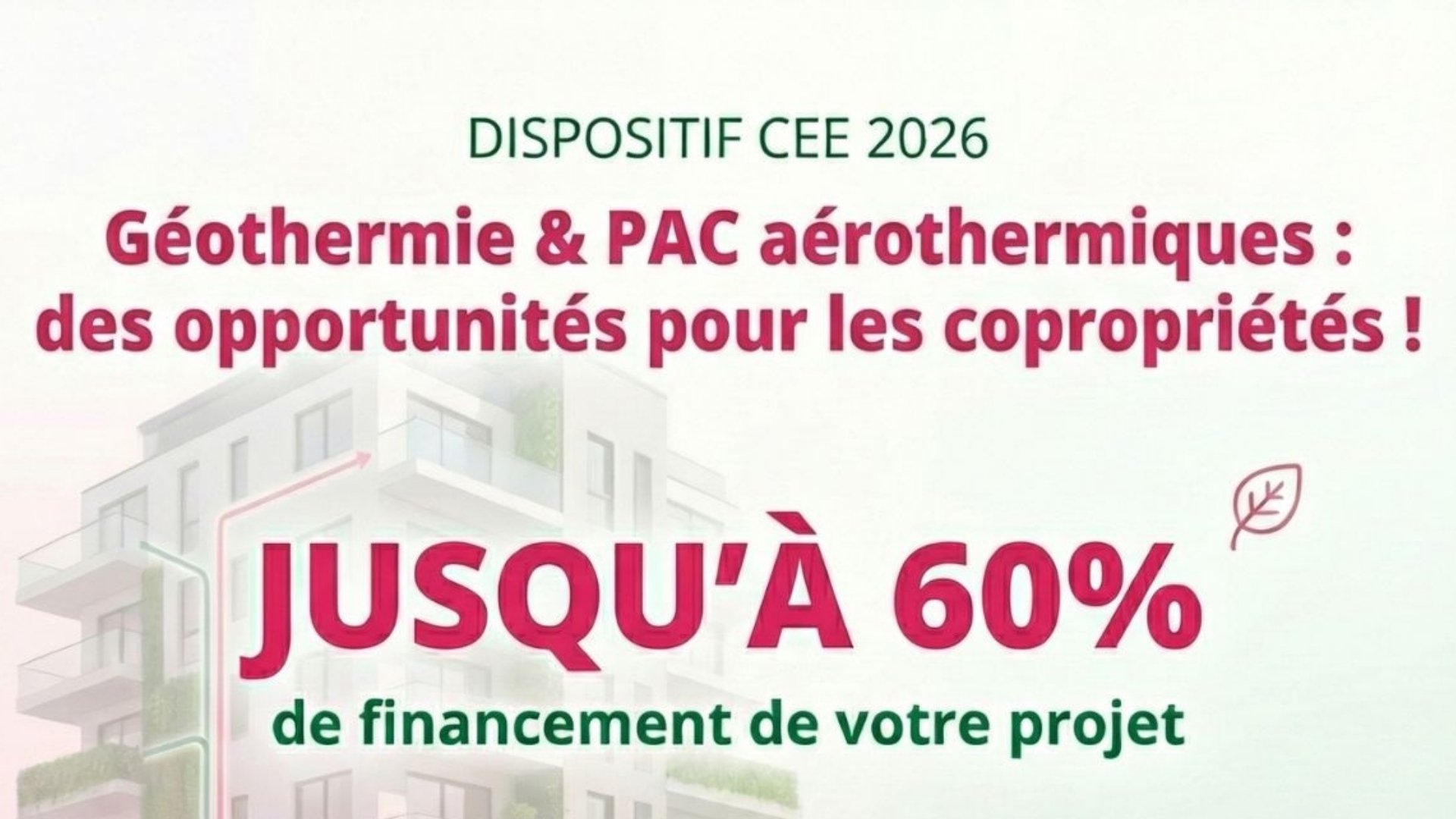 Géothermie & PAC pour les copro